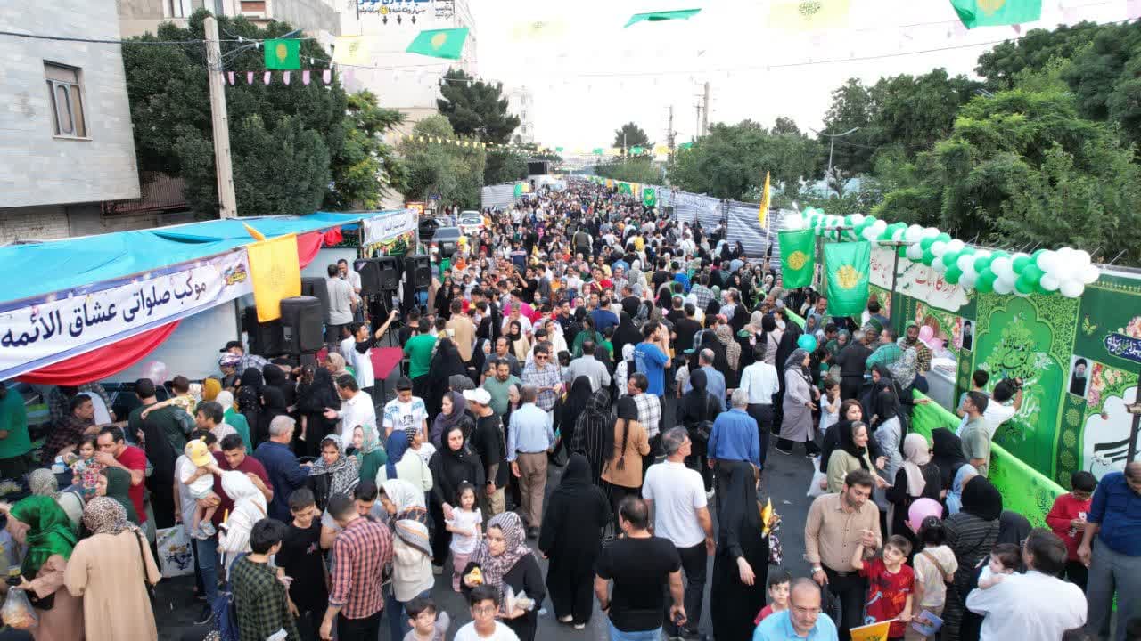 جشن بزرگ کیلومتری غدیر در اسلامشهر