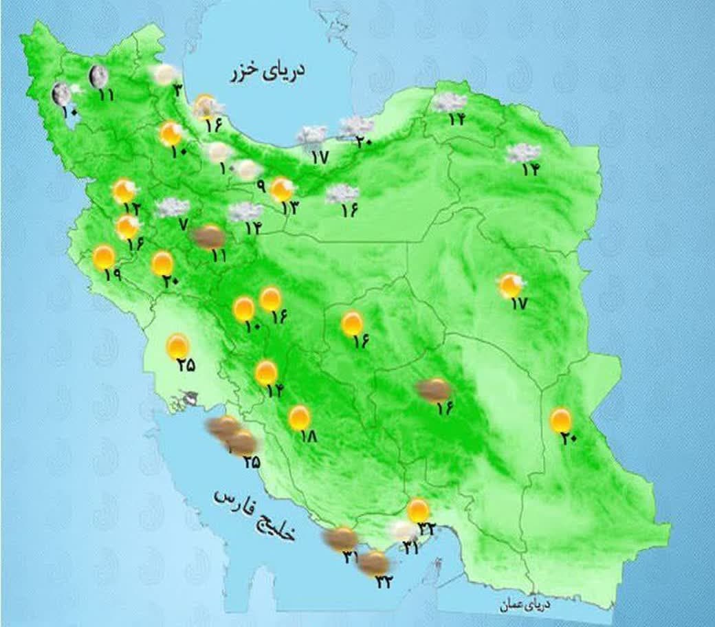 رگبار و رعد‌وبرق در جنوب شرق کشور