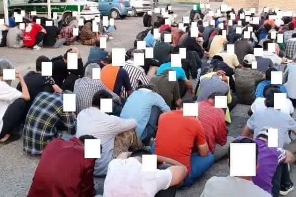 پلیس پاتوق‌های معتادان متجاهر اسلامشهر را شخم زد / جمع آوری 126 نفر