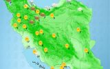 بارش اولین برف پاییزی در تهران صبح امروز