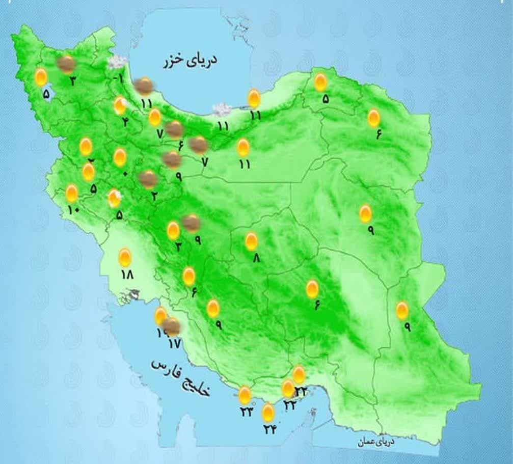 بارش برف و باران در غرب و جنوب کشور بارش برف و باران در غرب و جنوب کشور