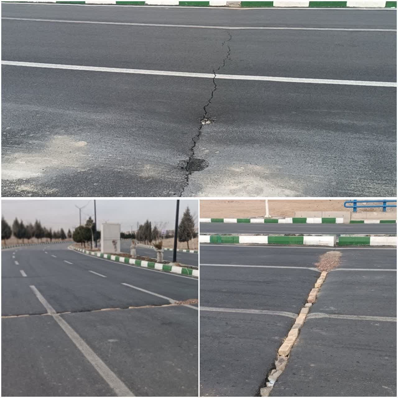فرونشست پل ارتباطی صالحیه به واوان فرونشست پل ارتباطی صالحیه به واوان