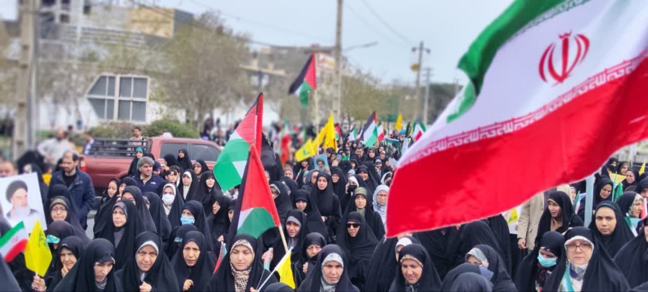 حضورگسترده مردم اسلامشهر در راهپیمایی روز جهانی قدس
