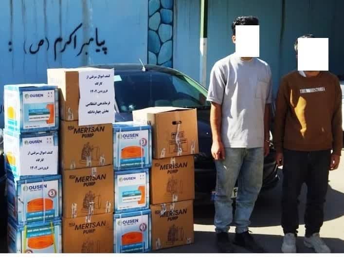 دستگيري سارقان کارگاه های صنعتی با ۱۰ فقره سرقت در چهاردانگه