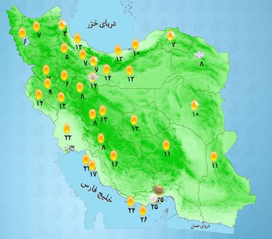 احتمال آب گرفتگی معابر و وزش باد شدید در برخی استانها احتمال آب گرفتگی معابر و وزش باد شدید در برخی استانها