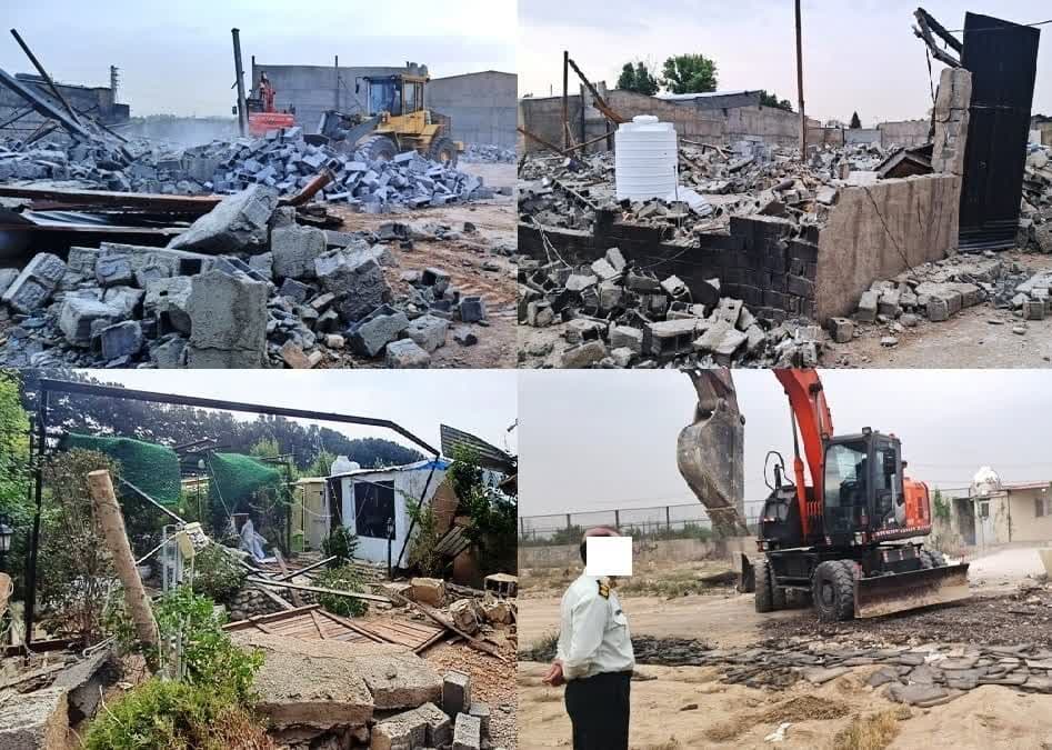 آزادسازی۳ هکتاراز اراضی کشاورزی دراسلامشهر