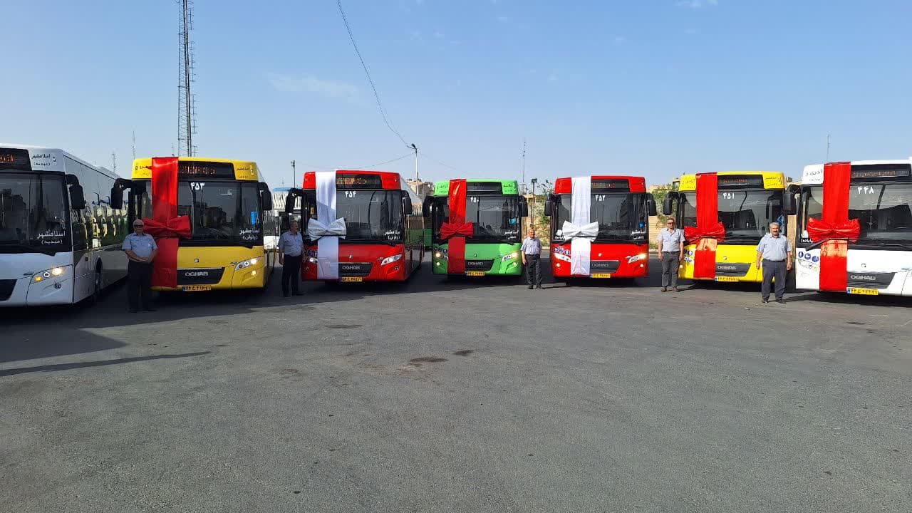 آغاز به کار ۱۵دستگاه اتوبوس جدید در ناوگان حمل و نقل اسلامشهر آغاز به کار ۱۵دستگاه اتوبوس جدید در ناوگان حمل و نقل اسلامشهر