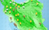 رگبار و باد شدید در مناطق شمالی کشور