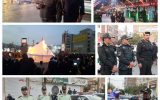 تامین امنیت مراسم شام غریبان در شهرستان بهارستان