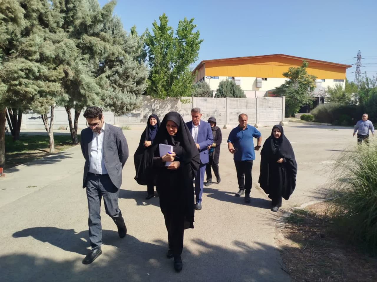 بازدید میدانی از دو بوستان  بانوان در شهر چهاردانگه
