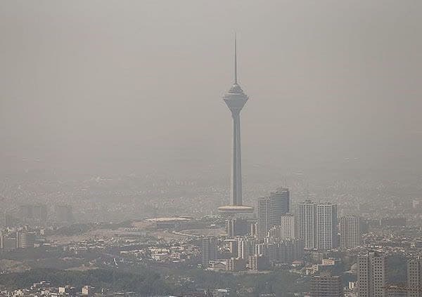 هوای تهران آلوده و در وضعیت نارنجی است