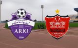 دیدار دوستانه پرسپولیس تهران و آریو در استادیوم ۷ هزار نفری اسلامشهر