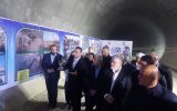 حضور وزیر کشور و استاندار تهران در محل ریل گذاری مترو اسلامشهر