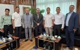 دیدار دو قهرمان ارزنده ورزش اسلامشهر با فرماندار شهرستان
