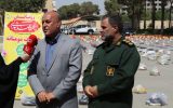 توزیع ۲۵۰۰ کمک بسته معیشتی در اسلامشهر با برپایی رزمایش بزرگ ایران عاشورایی