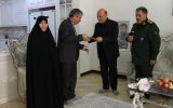 دیدار فرماندار و فرمانده سپاه اسلامشهر با خانواده شهید «مهدی بختیاری»