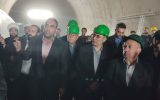 بازدید معاون عمرانی وزیر کشور از عملیات ریل گذاری پروژه متروی اسلامشهر